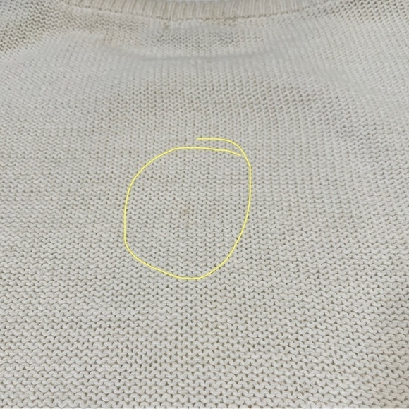 Y2K granny crochet overlay faux pearl accent sweater 2X - Picture 10 of 12